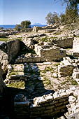 Creta - Kommos nei pressi della spiaggia di Matala sulla costa meridionale, resti del porto minoico.